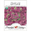 New Red Fire Lettuce Seeds (Organic) 2 New Red Fire Lettuce Seeds (Organic) -Felco Butik Organic Lettuce New Red Fire