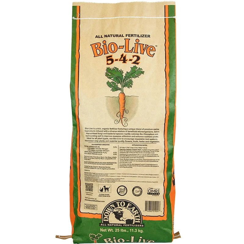 Bio-Live 5-4-2 (25 Lb Bag) 3 Bio-Live 5-4-2 (25 Lb Bag)