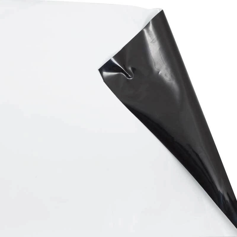 Blackout Poly Film White/Black 50'x150' 3 Blackout Poly Film White/Black 50'x150'