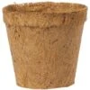 Coconut Fiber Round Pots - 4" (Pack Of 6) 2 Coconut Fiber Round Pots - 4" (Pack Of 6) -Felco Butik coconut fiber round pots 4 pack of 6