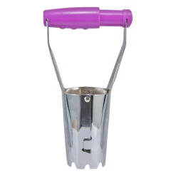 Chrome Hand Bulb Planter -Felco Butik gb012 web purp