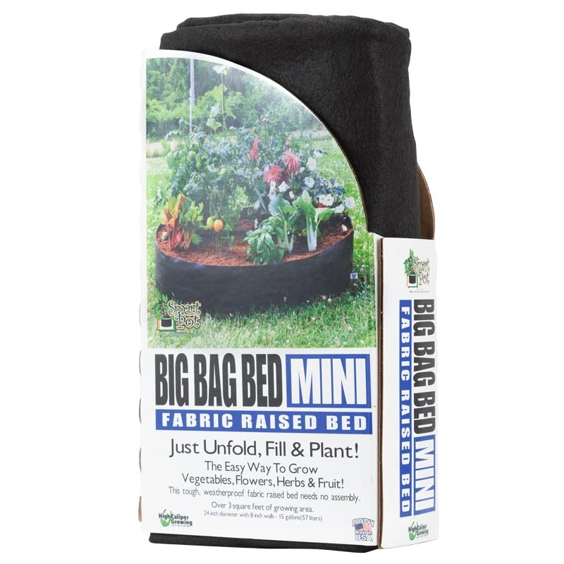 Smart Pot Big Bag Bed Mini - Black (15 Gal) 4 Smart Pot Big Bag Bed Mini - Black (15 Gal) - Billede 2