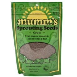 Organic Brown Mustard Sprouting Seeds (7 Oz)