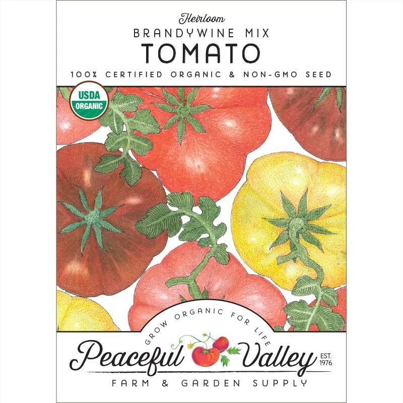 Brandywine Mix Tomato Seeds (Organic) 3 Brandywine Mix Tomato Seeds (Organic)