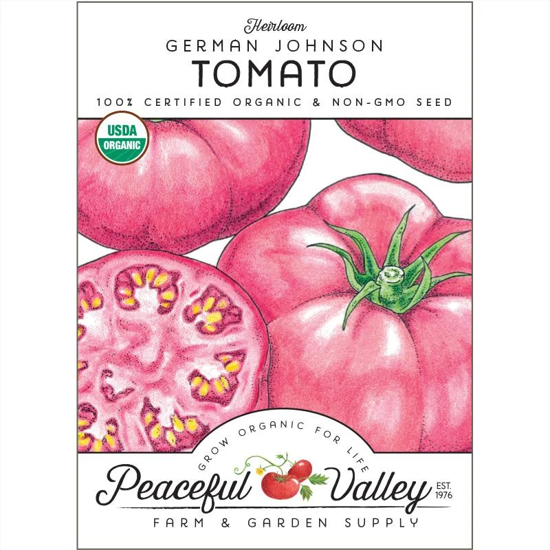 German Johnson Tomato Seeds (Organic) 3 German Johnson Tomato Seeds (Organic)