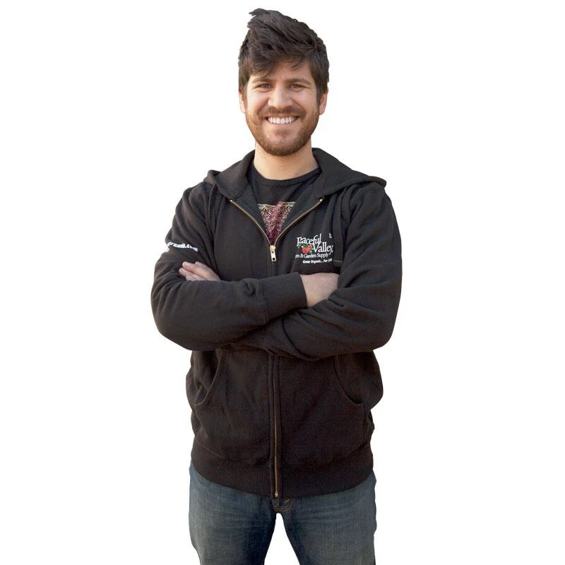 Peaceful Valley Hooded Zipper Sweatshirt - Large (Black) 3 Peaceful Valley Hooded Zipper Sweatshirt - Large (Black)