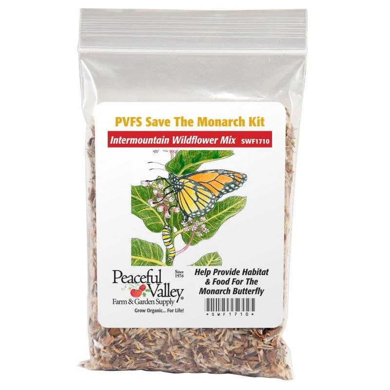 Peaceful Valley Save The Monarch Kit - Intermountain Mix (1/8 Lb) 3 Peaceful Valley Save The Monarch Kit - Intermountain Mix (1/8 Lb)