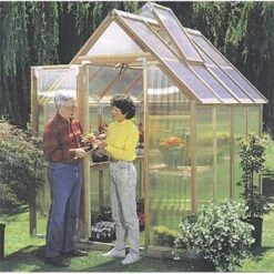 Redwood Greenhouse Kit (Mt Hood 6' X 8')