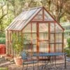 Redwood Greenhouse Kit (Mt Rainier 8' X 12') 2 Redwood Greenhouse Kit (Mt Rainier 8' X 12') -Felco Butik redwood greenhouse kit mt rainier 8 x 12