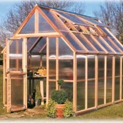 Redwood Greenhouse Kit (Mt Rainier 8' X 12') -Felco Butik seg520 hi