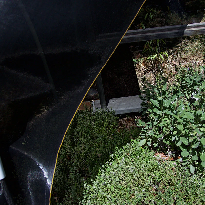 80% Black Woven Shade Cloth (72" Width, Sold By The Foot) 4 80% Black Woven Shade Cloth (72" Width, Sold By The Foot) - Billede 2