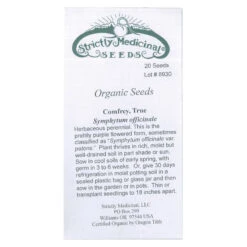 Strictly Medicinal Organic True Comfrey -Felco Butik snv7049 web 1